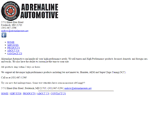 Tablet Screenshot of adrenalineauto.net